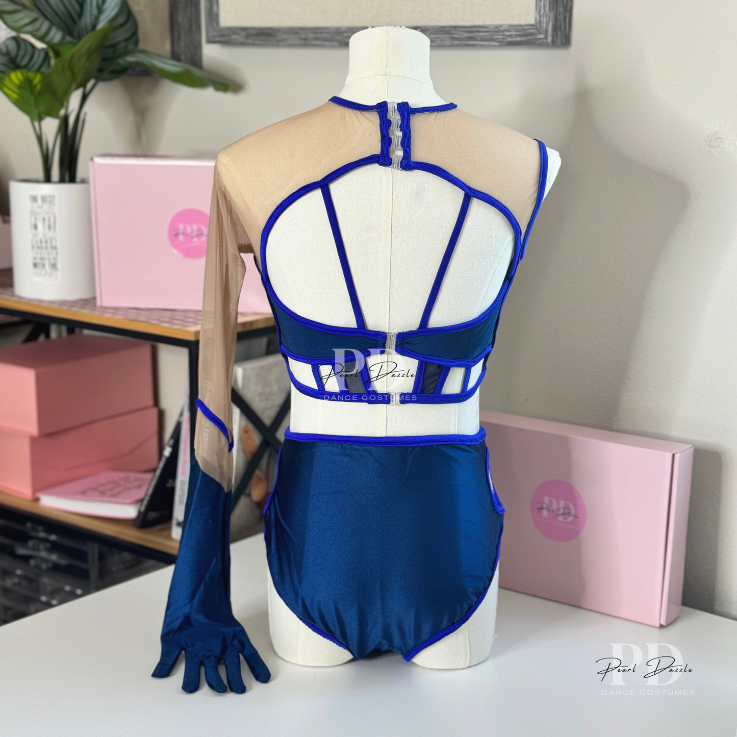 Made to order- Blue Glove Contemporary Costume