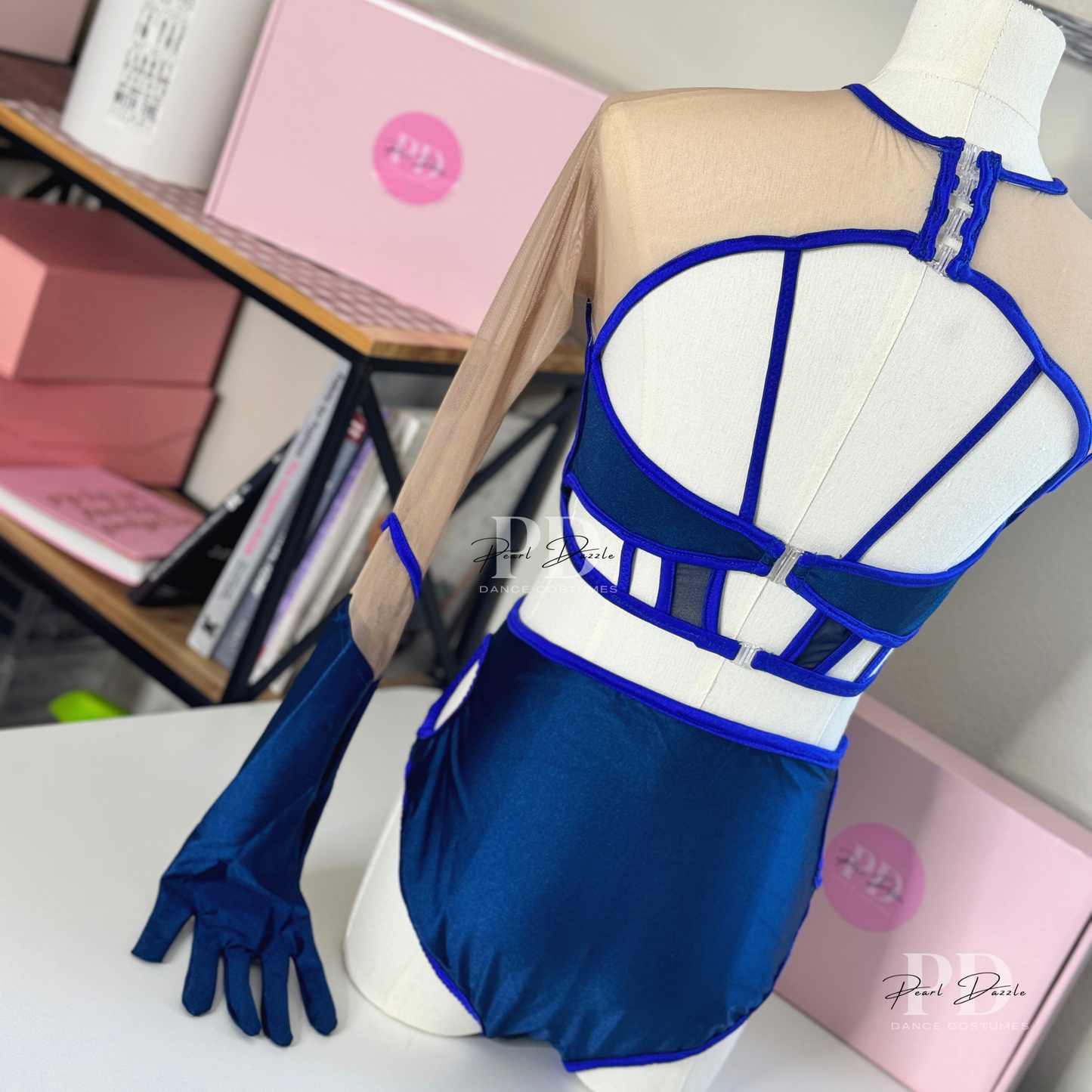 Made to order- Blue Glove Contemporary Costume