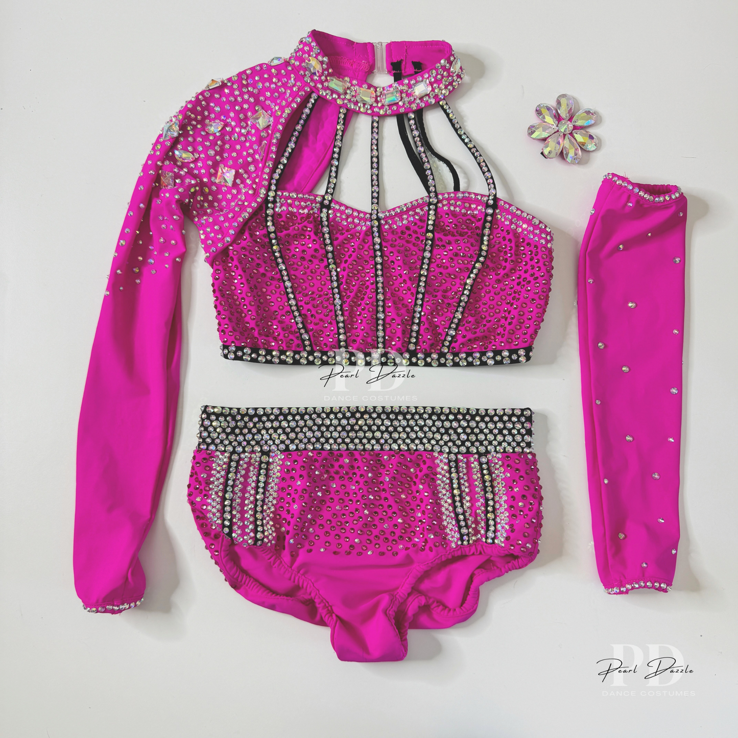 Made to order - Neon Pink Sassy Dance Costume