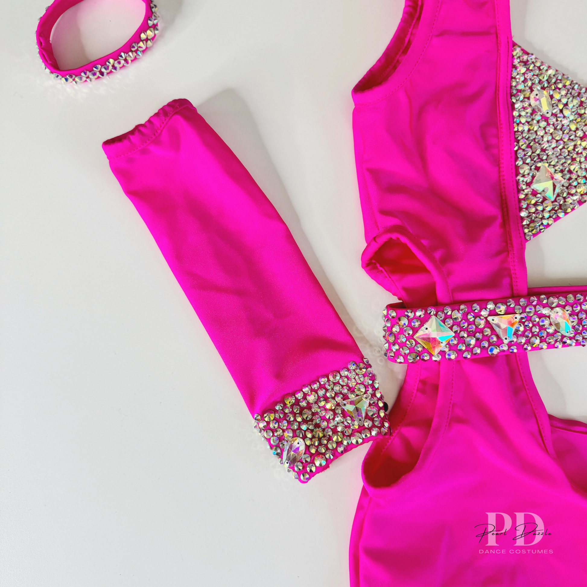 Ready to ship 9-10Y Barbie Pink Sparkle Sassy Jazz Dance Costume