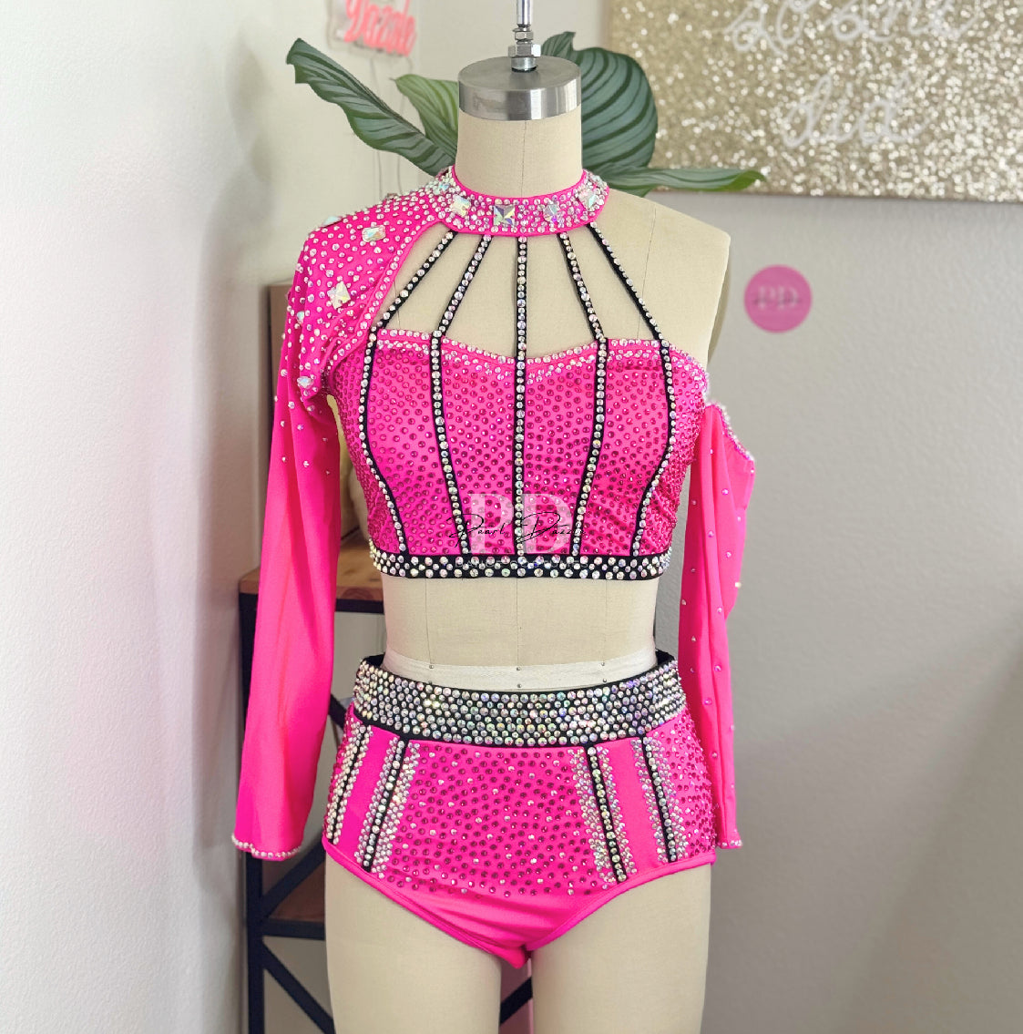 Made to order - Neon Pink Sassy Dance Costume