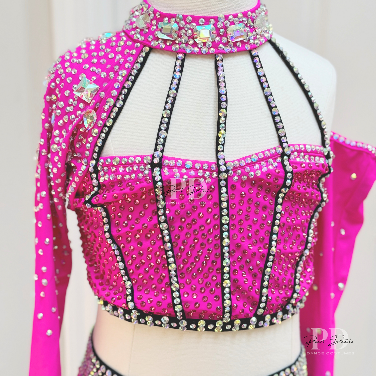 Made to order - Neon Pink Sassy Dance Costume