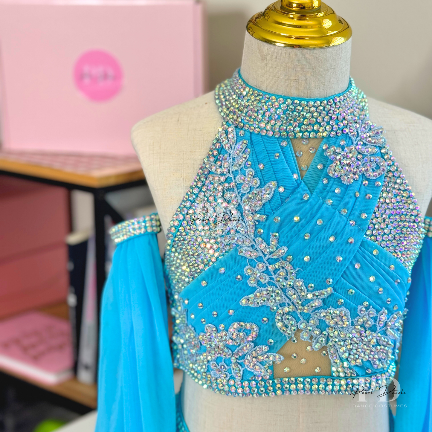 Made to order - Lake Blue Customized Lyrical Dance Costume