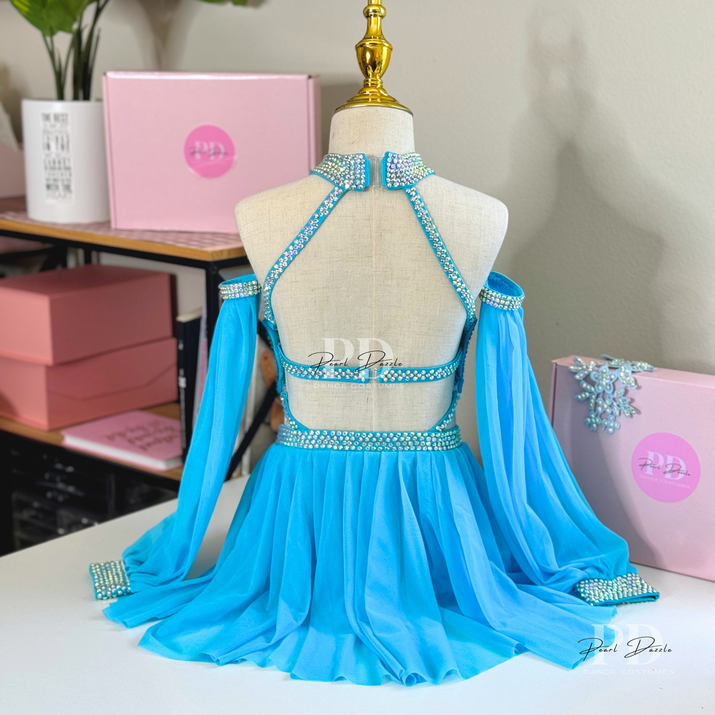 Made to order - Lake Blue Customized Lyrical Dance Costume