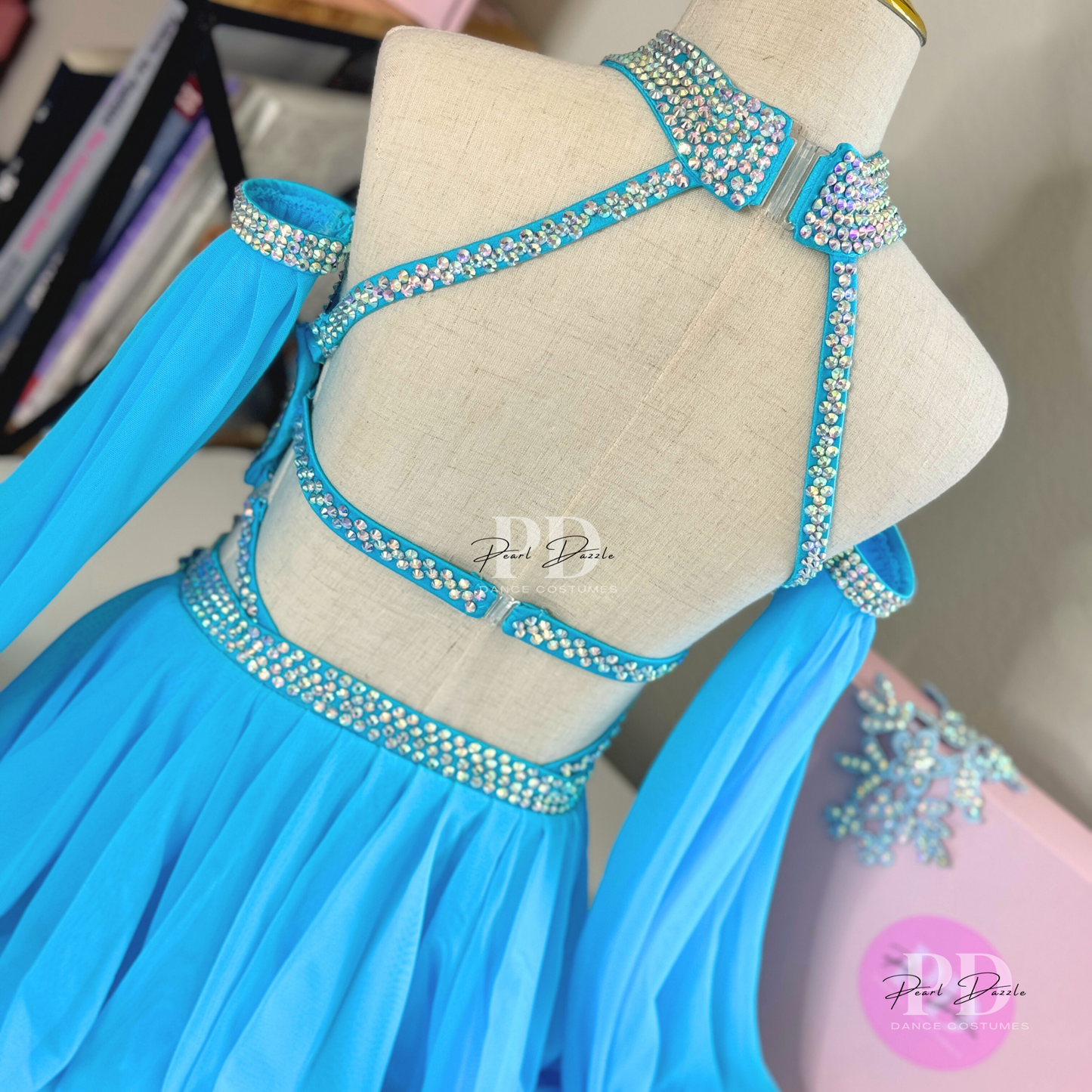 Made to order - Lake Blue Customized Lyrical Dance Costume